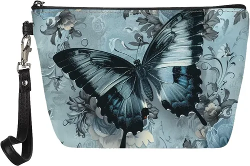Miniatura 20 de Howilath Novedad Impreso Elegante Bolso Cosmético De Las Mujeres, Perros Animales Perezoso Diseño Floral Niña Trapezoide Cosméticos Bolsa De
