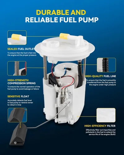 Miniatura 263 de PHILTOP FG1538 Conjunto de Bomba de Combustible Eléctrica con Unidad de Envío Compatible con Nissan Versa 1.6L Sedán/N17X 2012-2019, 2014-2019 Versa