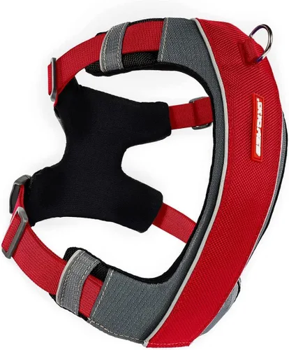 Miniatura 14 de EzyDog X-Link - Arnés para perro, reflectante y acolchado, sin tirones, para entrenamiento y paseos diarios, con 2 puntos de fijación para correa