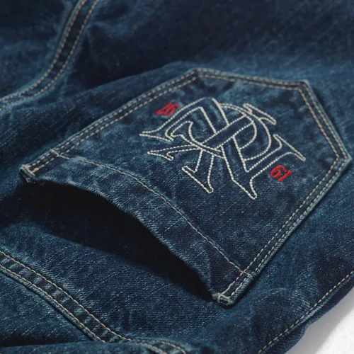 Miniatura 4 de Leo&Lily LLB627 - Pantalones vaqueros de mezclilla para niños grandes