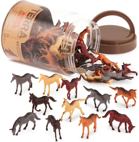 Miniatura 12 de Terra by Battat – Tubo de juguete de 60 piezas de insectos y bichos – Mini figuras de animales de plástico para niños – Hormigas, escorpiones