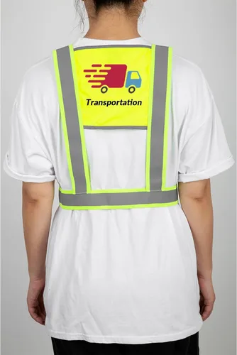 Miniatura 5 de Chaleco reflectante, chaleco de seguridad personalizado, correas de alta visibilidad, cinturón para hombres y mujeres, ajustable y ligero