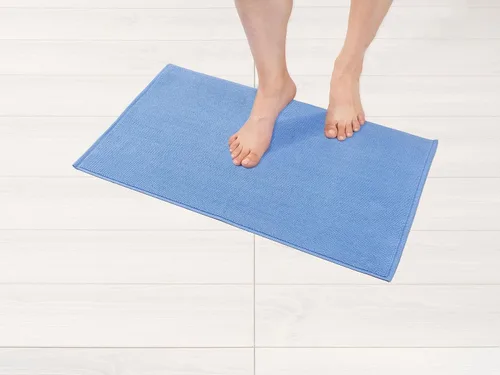 Miniatura 44 de American Soft Linen - Alfombra de baño antideslizante, 100% de algodón, 17 x 24 pulgadas, alfombras de baño lavables, tapetes peludos, color beige