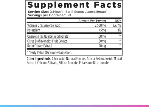 Miniatura 7 de Livingood Daily Suplemento en polvo de vitamina C de alta dosis, 2,600 mg de ácido ascórbico en polvo que apoya la inmunidad y la salud de la piel