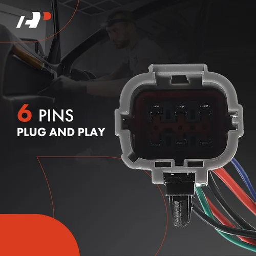 Miniatura 7 de A-Premium Motor de elevación de elevalunas eléctrico delantero izquierdo compatible con Nissan Maxima Pathfinder e Infiniti I30 I35 QX4, lado