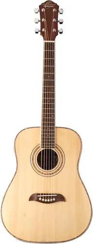 Oscar Schmidt OGHS-A 1/2 Dreadnought Guitarra Acústica. Abeto natural