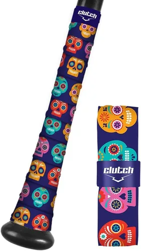 Miniatura 17 de Cinta de agarre para bate de Clutch Sports Apparel, para todo clima, de 1.1mm acolchada y antideslizante para béisbol y sóftbol, duradera