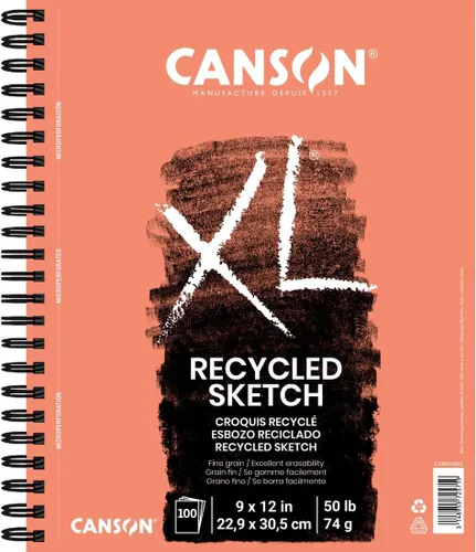 Miniatura 2 de Canson Cuaderno de bocetos reciclado con tapa de la serie XL de 3-1/2 x 5-1/2