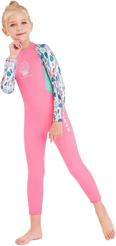 Miniatura 12 de Traje de neopreno de cuerpo completo para niños y niñas, traje de baño térmico de 0.098 pulgadas para niños pequeños, jóvenes, adolescentes, manga