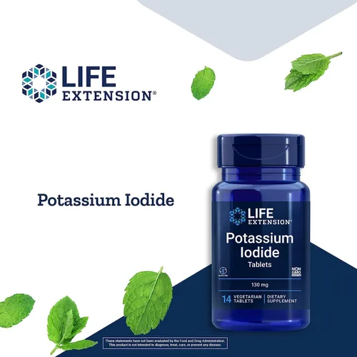 Miniatura 4 de Life Extension Yoduro de potasio 130 mg 14 comprimidos (paquete de 3)