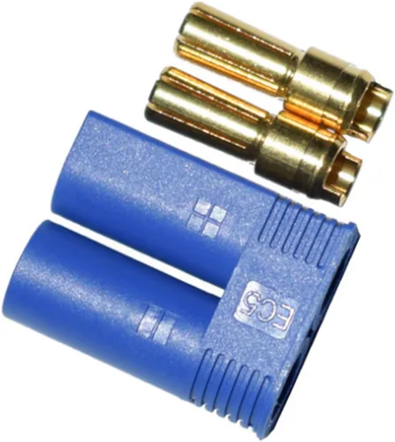 Miniatura 3 de 8 pares de conectores de batería EC5, conector Ec5 macho/hembra de 0.197 in, conector de bala dorada para dispositivo de batería RC ESC LIPO