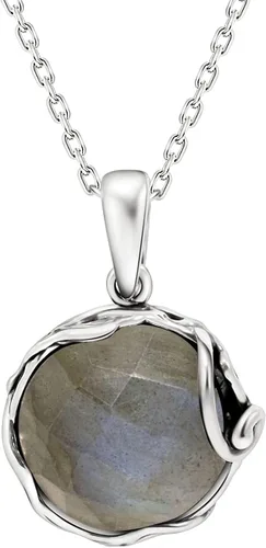 Miniatura 18 de 925 Sterling Silver Gemstone Necklaces for Women - Birthstone - Silver Pendant Necklaces - Statement Necklace Silver - Everyday Jewelry Silver