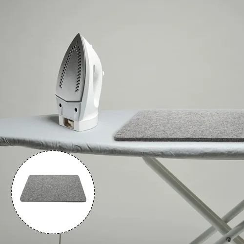 Miniatura 6 de Wakauto Alfombrilla de planchar de lana Felted Ironing Cushion para proyectos de costura de acolchado Uso de doble cara Absorción de humedad