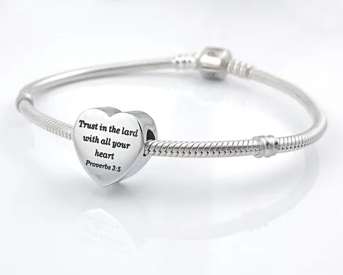 Miniatura 6 de MUERDOU Dije de corazón, pulsera cristiana con versículo bíblico para oración, fe, religiosa, regalos para mujeres