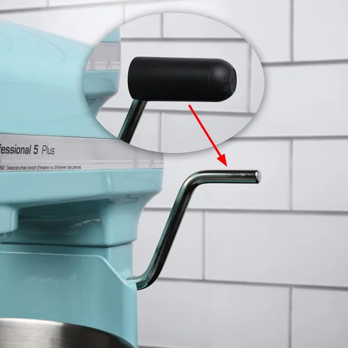 Miniatura 3 de New Metro Design Agarre Cómodo, Compatible con Batidoras de Pie con Elevación de Tazón KitchenAid con Mango de Metal Desnudo, Negro