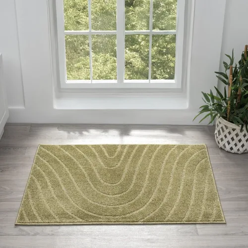 Miniatura 22 de LUXE WEAVERS Alfombra de Área Moderna Geométrica de Ondas Beige 2x3