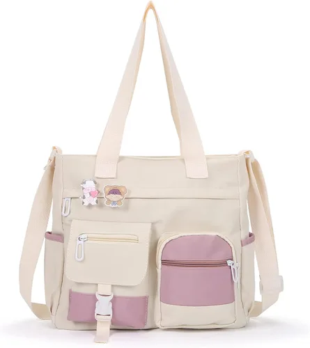 Bolso Cruzado Phaoullzon Lindo para Adolescentes, Bolso de Mensajero Kawaii de Nylon, Bolso de Hombro, Bolso de Mano