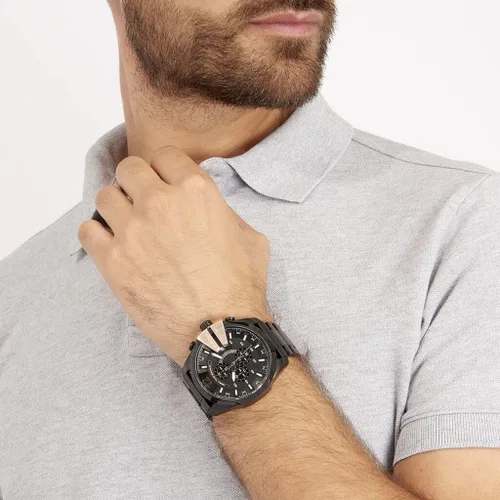Miniatura 5 de Diesel, Mega Chief - Reloj de cuarzo con cronógrafo de acero inoxidable para hombre
