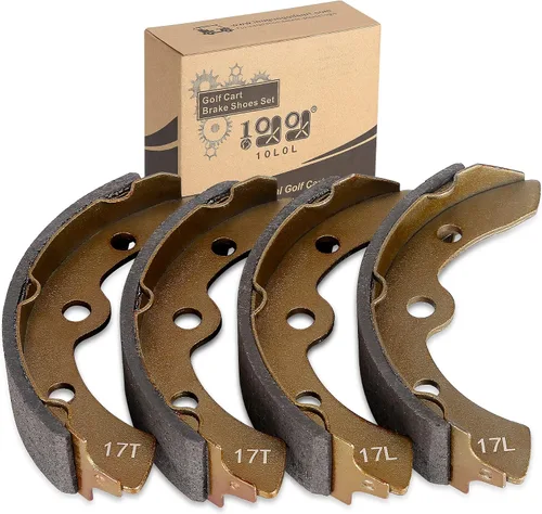 Miniatura 7 de 10L0L Zapatas de freno de carrito de golf para Club Car DS 1995-up, precedente 2004-up, para Yamaha G1 G2 G8 G9, EZGO 1986.5-1996, reemplaza OEM