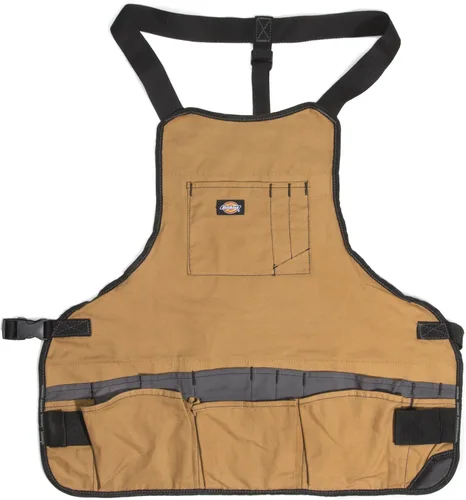 Miniatura 6 de Dickies Delantal de taller con pechera, 16 bolsillos Rosa