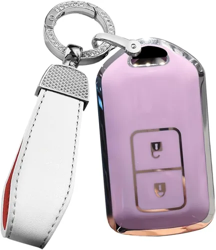 Miniatura 12 de ontto Funda para llavero de 3 botones para Toyota Camry Corolla Vios Reiz Highlander Crown Prado Yaris Remote Protección para llave de coche