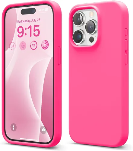 Miniatura 29 de elago Compatible con Funda para iPhone 15 Pro, Funda de Silicona Líquida, Cubierta Protectora de Cuerpo Completo, Resistente a Golpes, Funda Delgada