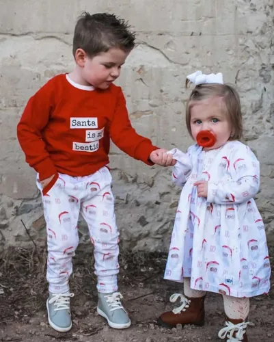 Miniatura 2 de YOKJZJD Newborn Baby Boy Christmas Outfit Merry Christmas Sweatshirt Long Sleeve T-Shirt Tops Toddler Jogger Pants Set (Red, 2-3 Years)