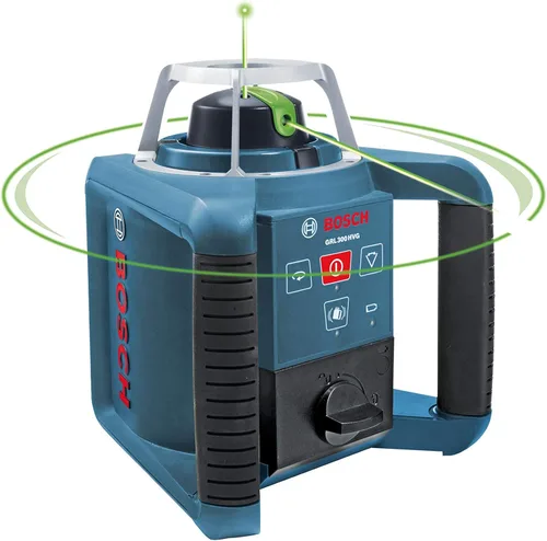 Miniatura 9 de BOSCH GRL900-20HVK REVOLVE Kit láser rotativo horizontal/vertical autonivelante, incluye trípode, varilla de grado, receptor, baterías 2 D, funda