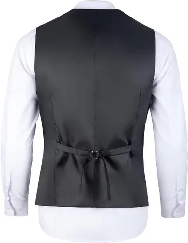 Miniatura 3 de Chaleco de traje para hombre, chaleco formal de vestir de negocios para boda
