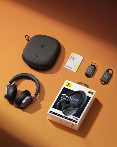 Miniatura 9 de Baseus Inspire XH1 - Auriculares adaptativos con cancelación activa de ruido, sonido por Bose, Dolby Audio, ANC adaptativo en tiempo real premium