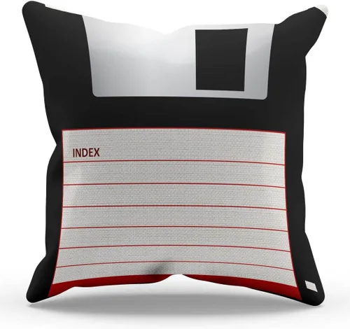 Miniatura 9 de Almohada con cinta de casete, fundas de almohada para geeks de 12 x 20 pulgadas, solo funda