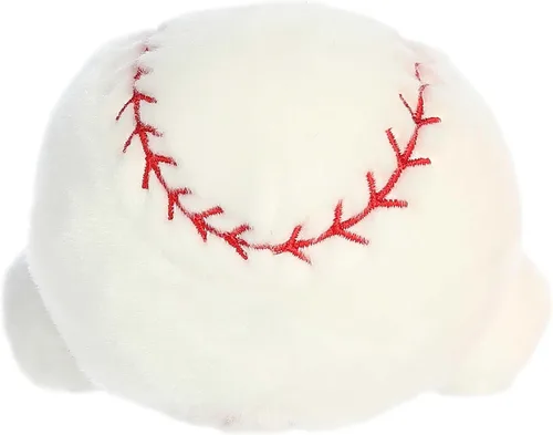 Miniatura 5 de Aurora® Adorable Palm Pals™ Slugger Baseball™ Animal de peluche - Tamaño bolsillo - Diversión coleccionable - Blanco 12.7 cm