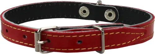 Collar de perro de cuero genuino de 9.5 a 13 pulgadas, tamaño del cuello, 1/2 pulgada de ancho Yorkshire Terrier, cachorros