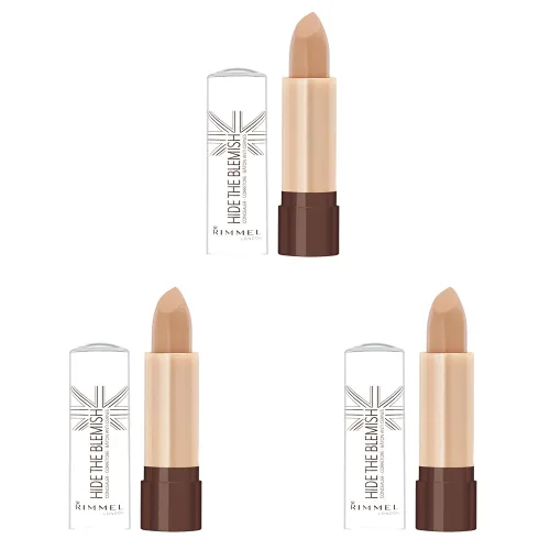 Miniatura 10 de Rimmel London Hide the Blemish - 103 Soft Honey - Corrector en barra, ultra cremoso, fácil de mezclar, 5 horas de uso, 0.16 onzas Miel suave