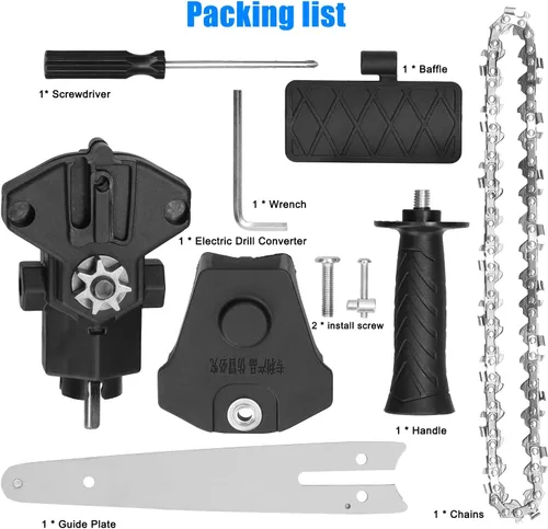 Miniatura 3 de Accesorio de motosierra eléctrica, accesorio de taladro eléctrico de 6 pulgadas, accesorios de herramienta de corte de carpintería para cortar