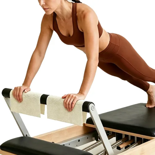 Alfombrilla antideslizante para pilates, almohadillas de entrenamiento de mano, guantes plegables para yoga, dominadas, gimnasio