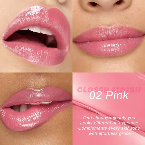 Miniatura 5 de Kaely - 2 piezas de bálsamo labial tintado de miel, lápiz labial de brillo hidratante para labios secos de mujer, maquillaje de mancha de brillo