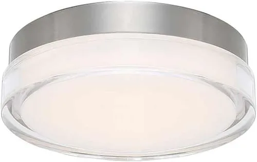 Miniatura 7 de WAC Lighting dweLED, Dot 6in LED Round Flush Mount 3000K en negro