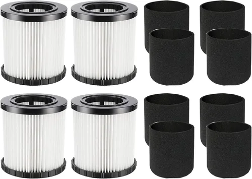 Miniatura 7 de 2 filtros de repuesto HEPA DCV5801H para aspiradora DeWalt DCV580H y DCV581H en húmedo/seco, lavable y reutilizable