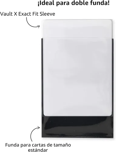 Miniatura 2 de Vault X Fundas para tarjetas coleccionables de ajuste exacto, suaves, de alta claridad, ajuste perfecto, juegos de cartas coleccionables, deportes