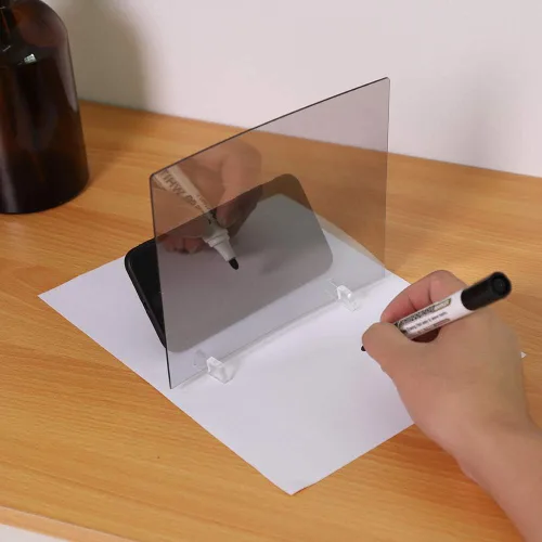 Miniatura 9 de Simlug Tablero de seguimiento óptico portátil, proyector de dibujo IP65, un espejo mágico para estudiantes, adultos, artistas, principiantes