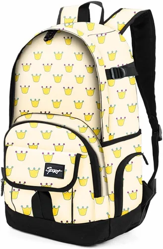 Miniatura 14 de Mochila escolar estilo Rickyh, mochila de viaje para hombres y mujeres, mochila ligera con compartimento para portátil, Tamaño único