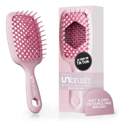 Miniatura 40 de FHI Heat UNbrush - Cepillo desenredante para cepillar sin dolor en cabello húmedo o seco — Cerdas antiestáticas DuoFlex duraderas, mango ligero