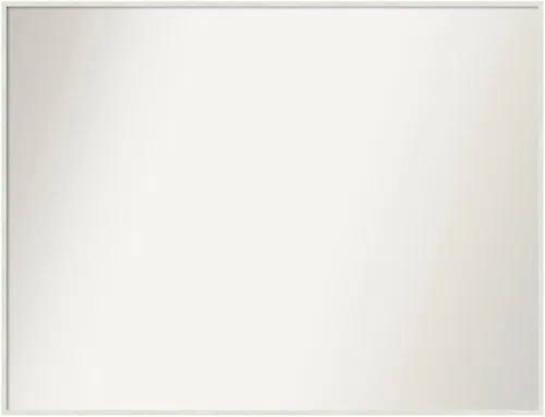 Miniatura 222 de Amanti Art Espejo de baño blanco para sobre el fregadero, 32 x 45 pulgadas, espejo de tocador rectangular blanco esbelto, marco de madera moderno