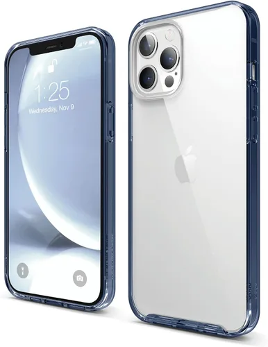 Miniatura 13 de elago Funda híbrida transparente compatible con iPhone 12 Pro Max de 6.7 pulgadas (negro) - Funda protectora a prueba de golpes