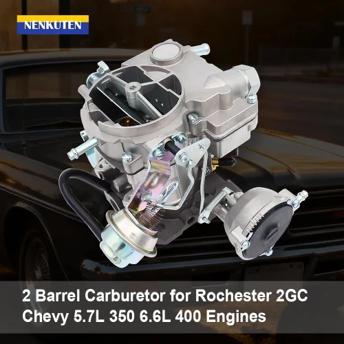 Miniatura 2 de Carburador NENKUTEN de 2 barriles para Rochester 2GC Chevy 5.7 L 350 6.6 L 400 para motores Chevrolet Small Block C10 C20 C30 1975-1980 Bel Air