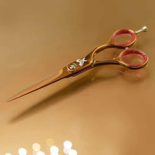 Miniatura 7 de Cricket Shear Xpressions - Tijeras profesionales de corte de pelo de 5.75 pulgadas, tijeras de barbero, acero inoxidable japonés, silenciador
