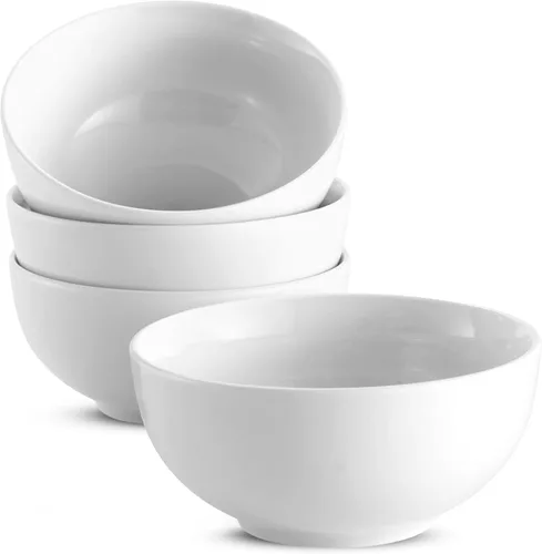 Miniatura 13 de KooK Tazones de sopa, cuenco para cereales, cerámica, cuencos para cocina, microondas, lavavajillas y congelador, platos de porcelana para pasta