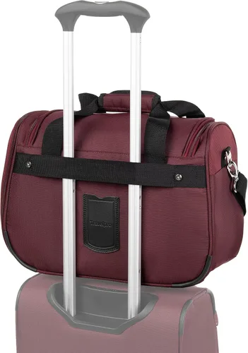 Miniatura 123 de Travelpro Maxlite 5 - Juego de 2 piezas de equipaje de mano de tela, expandibles con 4 ruedas giratorias, bolso blando para debajo del asiento, Negro