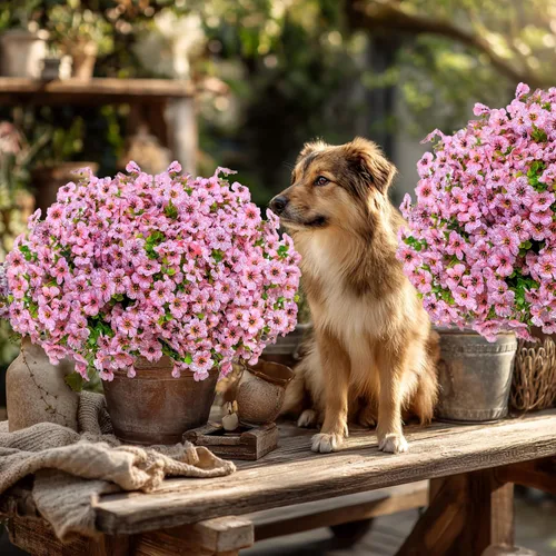 Miniatura 5 de AXYLEX Flores artificiales para exteriores, plantas falsas, 16 paquetes de madera de boj de vegetación sintética para exteriores, arbustos de Rosa